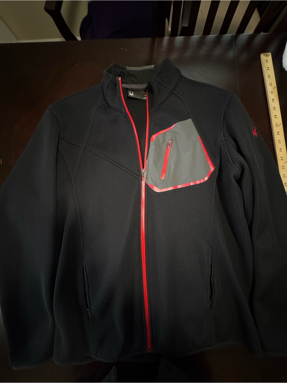 Spyder Men’s Jacket, Black, XXL